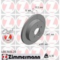 Zimmermann Brake Disc - Standard/Coated, 400.3604.20 400.3604.20